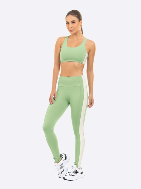 Calça Legging Feminina Manly Recortes - Foto 1