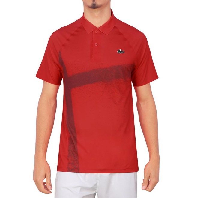 Camisa Masculina Polo Lacoste Tennis X Novak Djokovic On Court - Foto 1