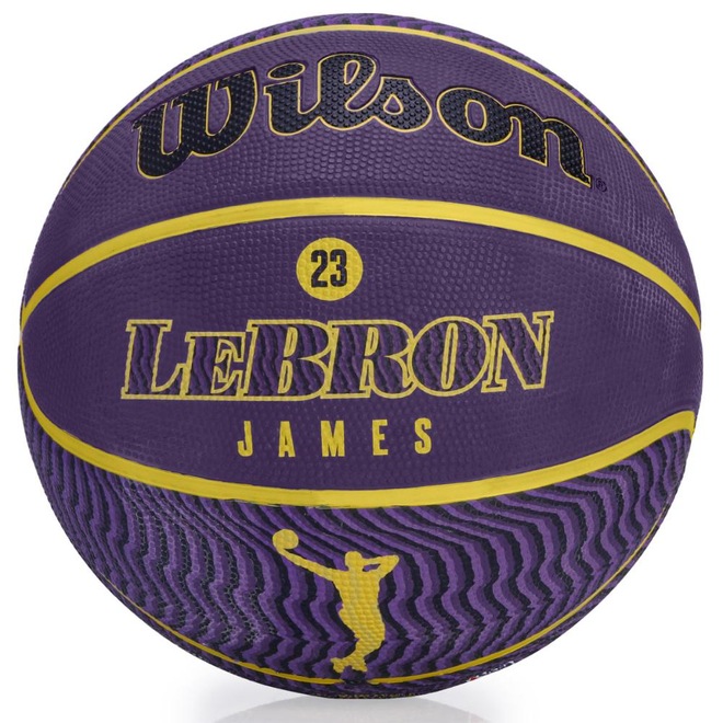Bola De Basquete Wilson NBA Player Icon Outdoor Lebron James Tam 7 - Foto 1
