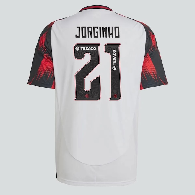 Camisa do Flamengo II 25/26 21 Jorginho Adidas Masculina - Foto 1