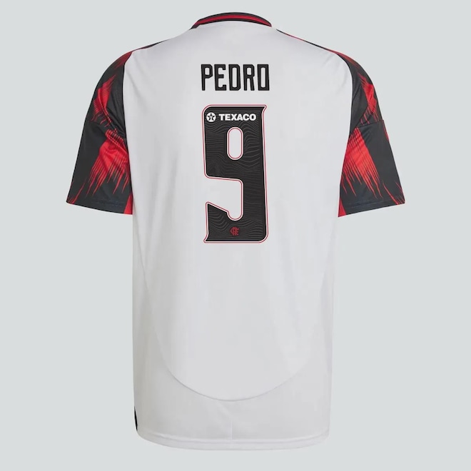 Camisa do Flamengo II 25/26 9 Pedro Adidas Masculina - Foto 1
