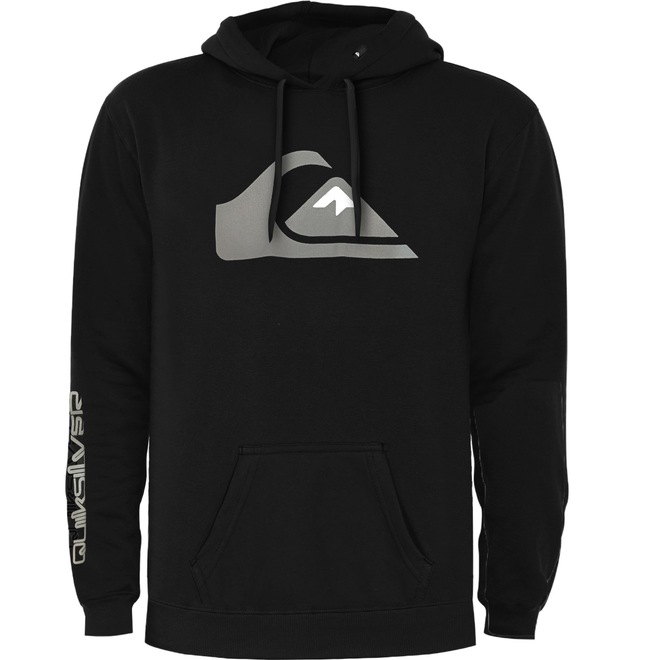 Blusão de Moletom Quiksilver Comp Logo 2.0 com Capuz Masculino - Foto 1