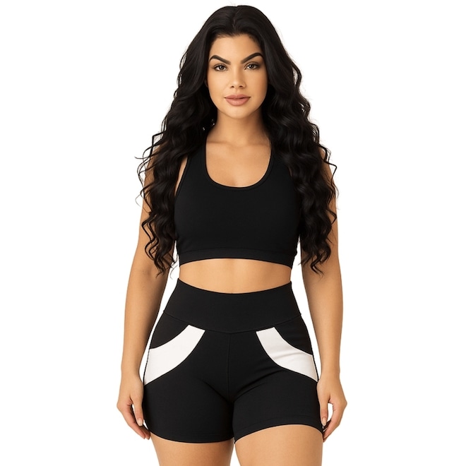 Short Feminino Frishop Zero Transparência - Foto 1