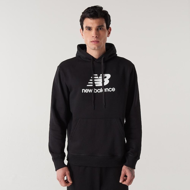 Blusão com Capuz Masculino New Balance Essentials Basic - Foto 1
