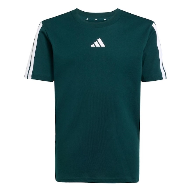 Camiseta Infantil Adidas 3 Listras - Foto 1