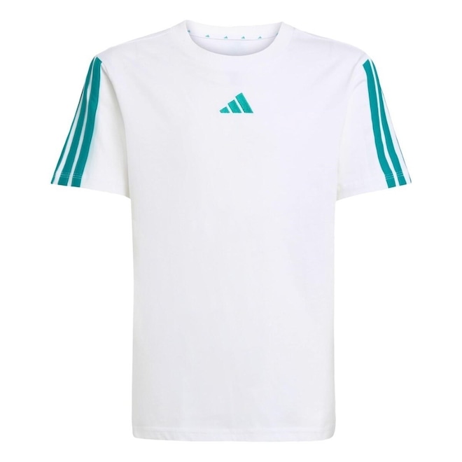 Camiseta Infantil Adidas 3 Listras - Foto 1