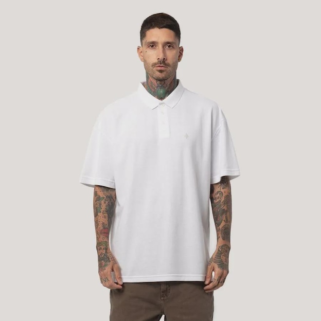 Camisa Polo Boxfit MCD Caligraffiti Masculino - Foto 1