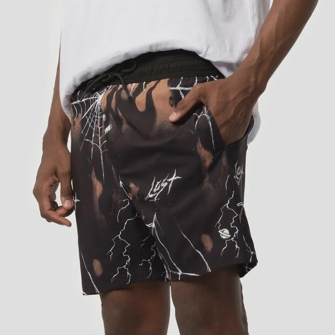 Shorts com Elástico Get Lost Masculino - Foto 1