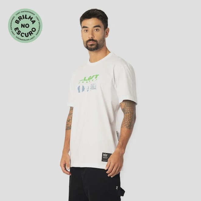 Camiseta Lost Subversive Sounds Masculino - Foto 1