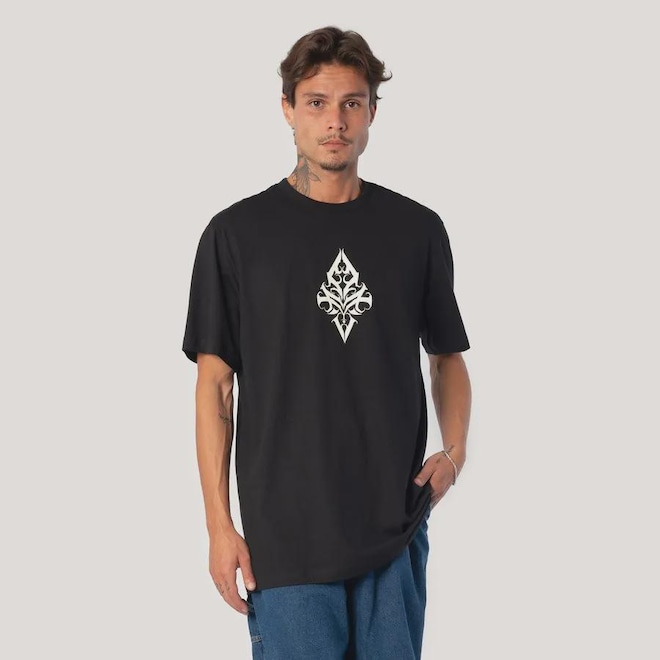 Camiseta Regular MCD Espada Caligrafitti Masculino - Foto 1