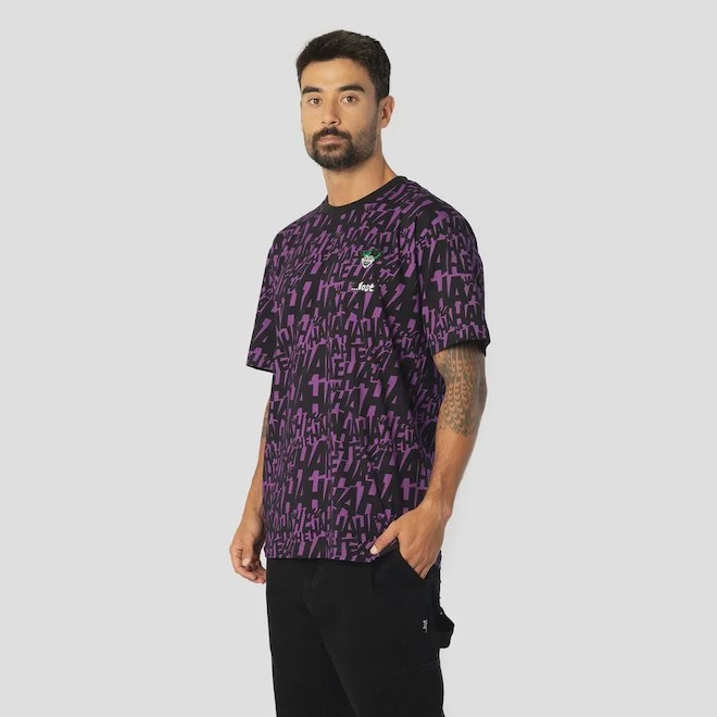 Camiseta Lost + Joker Full Hahaha Masculino - Foto 1