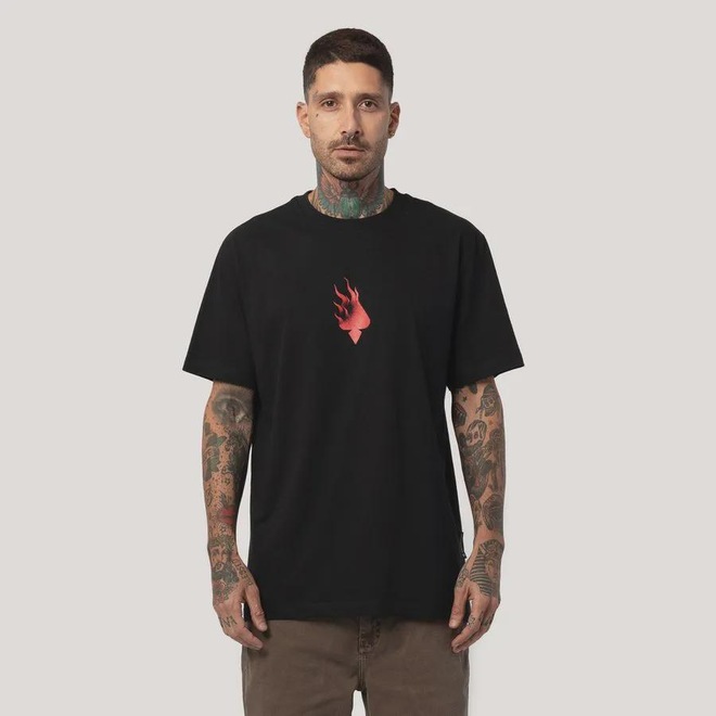 Camiseta Regular MCD Fogo Apocalipse Masculino - Foto 1