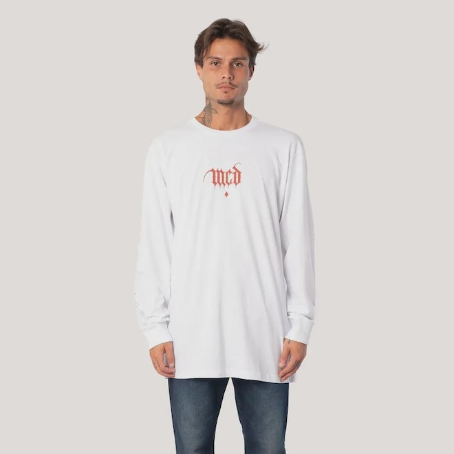 Camiseta Regular Manga Longa MCD Apocalipse Masculino - Foto 1