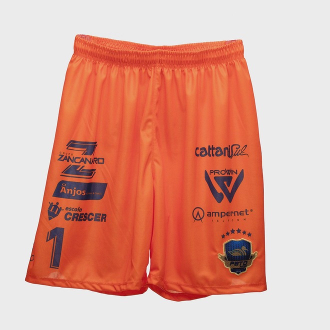 Calção de Futsal Inove Pato Modelo Jogo Oficial Infantil - Foto 1