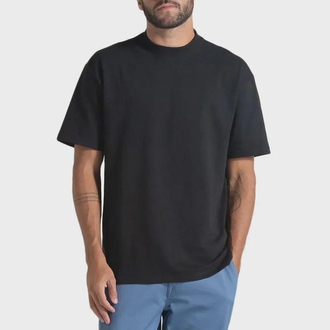 Camiseta Volcom Comfort Circle Solid Masculina - Foto 1