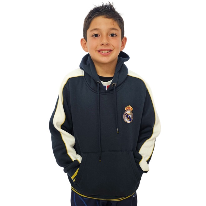 Blusão Real Madrid Moletom Símbolo Infantil Balboa - Foto 1