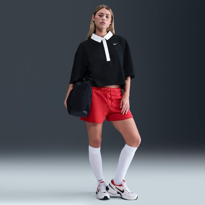 Camisa Polo Nike Sportswear Cropped Feminina - Foto 1