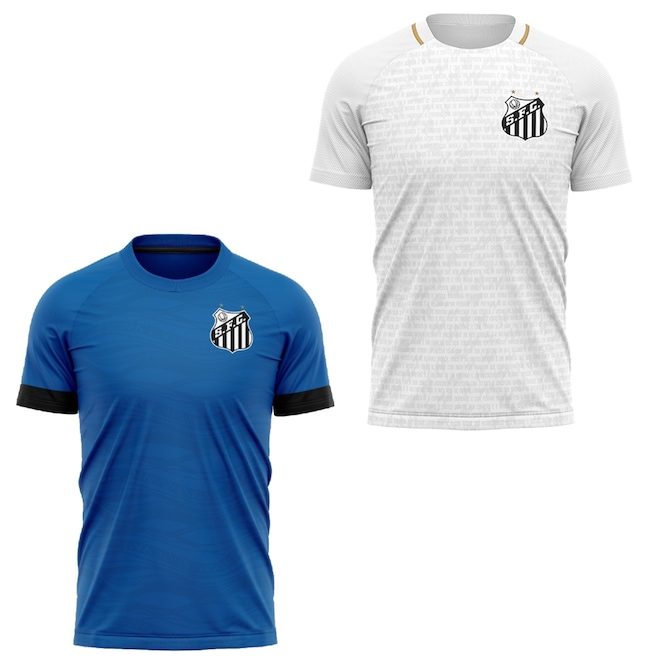 Kit 2 Camisas do Santos Armadilha + Manto Braziline Masculino - Foto 1