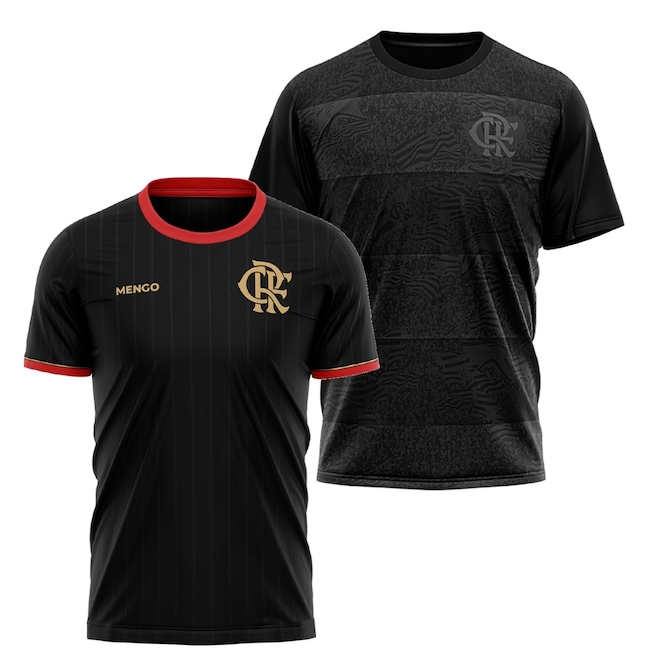 Kit 2 Camisas do Flamengo Confirm + Mistura Braziline Masculino - Foto 1