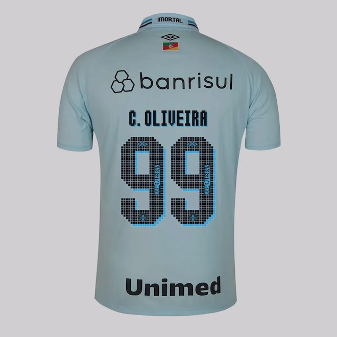 Camisa do Grêmio II 25/26 Umbro 99 C. Olivera Masculina - Foto 1