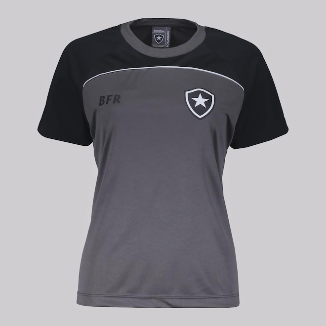 Camisa Botafogo Aurora Feminina Preta - Foto 1