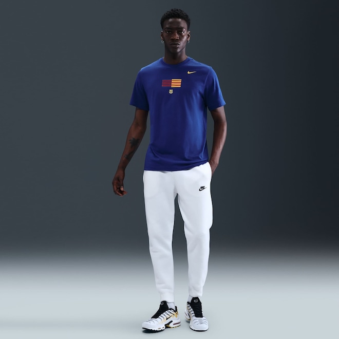 Camiseta Barcelona Nike Bandeira Masculina - Foto 1