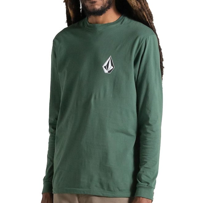 Camiseta Volcom ML Iconic WT25 Masculina - Foto 1