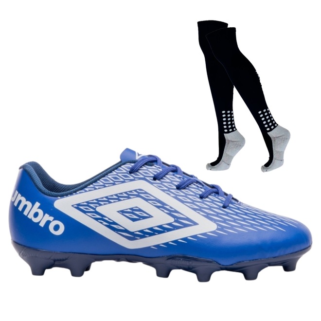 Chuteira de Campo Umbro X-Diamond + 1 Meião Adulto - Foto 1