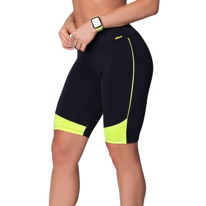 Bermuda Ciclista Selene Recorte Feminina - Foto 1