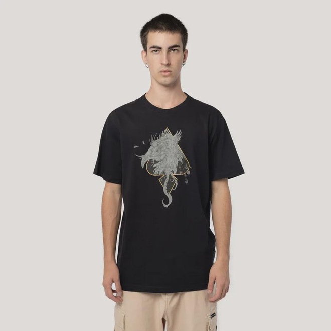 Camiseta Regular MCD Espada Pássaro Bailon Masculino - Foto 1