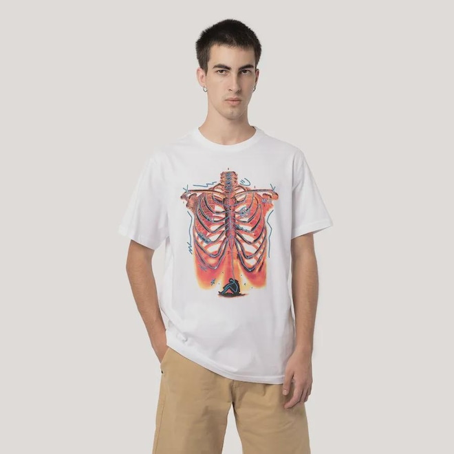 Camiseta Regular MCD Esqueleto Raio X Masculino - Foto 1