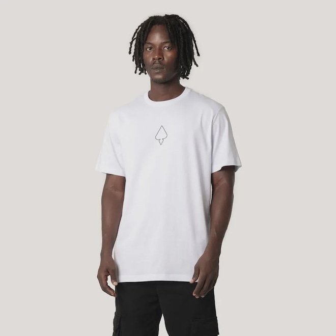 Camiseta Regular MCD Caveira Rosas Masculino - Foto 1