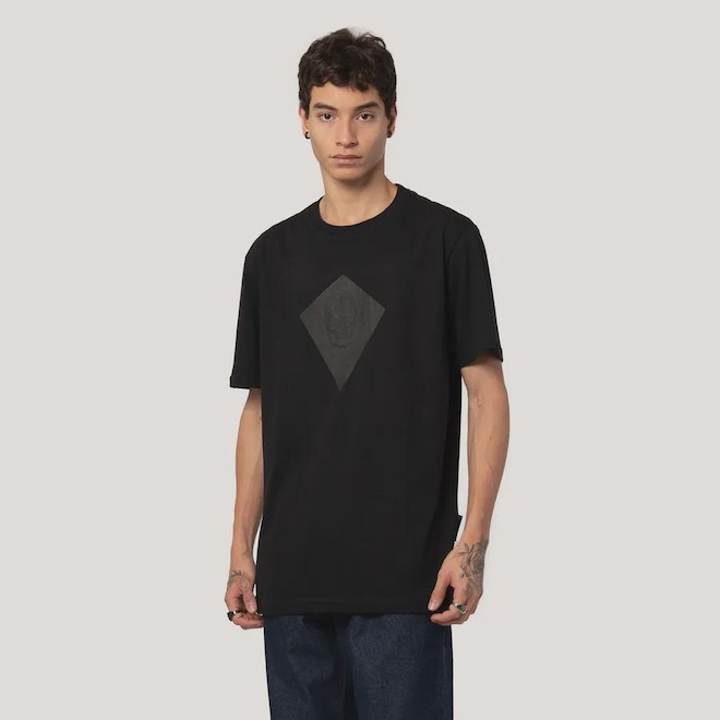 Camiseta Regular MCD Pipa Caveira Masculino - Foto 1