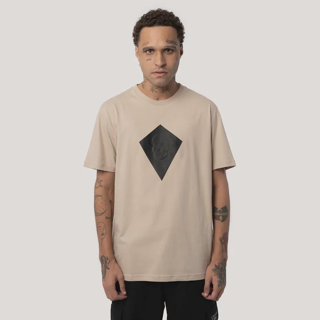 Camiseta Regular MCD Pipa Caveira Masculino - Foto 1