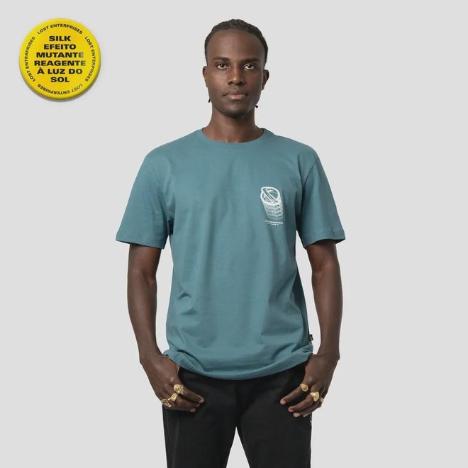 Camiseta Lost Saturn Uv Masculino - Foto 1