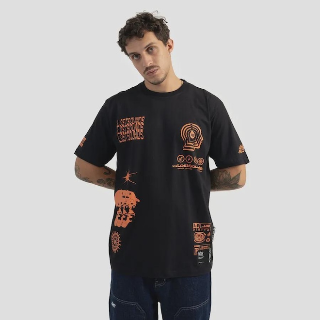 Camiseta Lost Sounds Elements Masculino - Foto 1