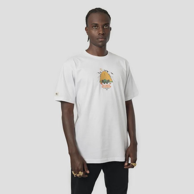 Camiseta Get Lost Camping Masculino - Foto 1