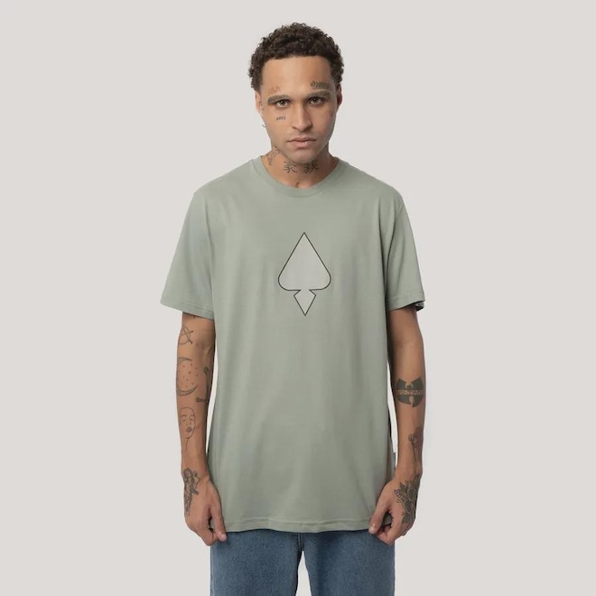 Camiseta Regular MCD Espada Iluminada Masculino - Foto 1