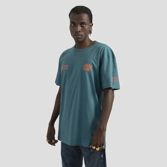 Camiseta Lost Sounds Grid Masculino - Foto 1