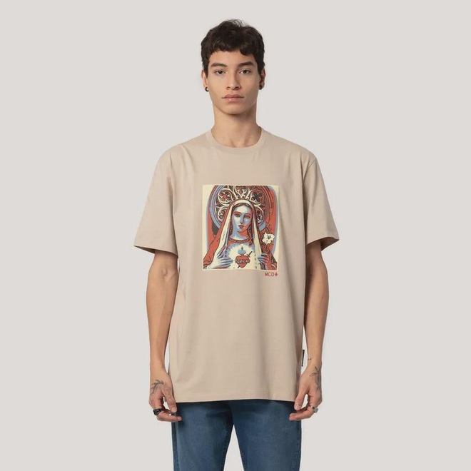 Camiseta Regular MCD Santa Masculino - Foto 1