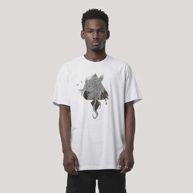 Camiseta Regular MCD Espada Pássaro Bailon Masculino - Foto 1