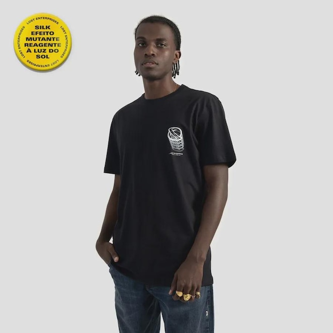 Camiseta Lost Saturn Uv Masculino - Foto 1