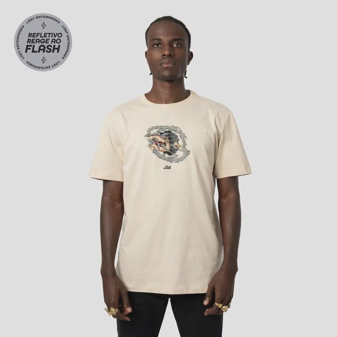 Camiseta Lost Smoke And Sheep Masculino - Foto 1