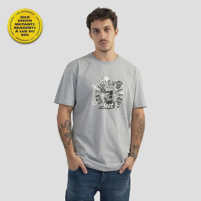 Camiseta Lost Dont Follow Me Masculino - Foto 1