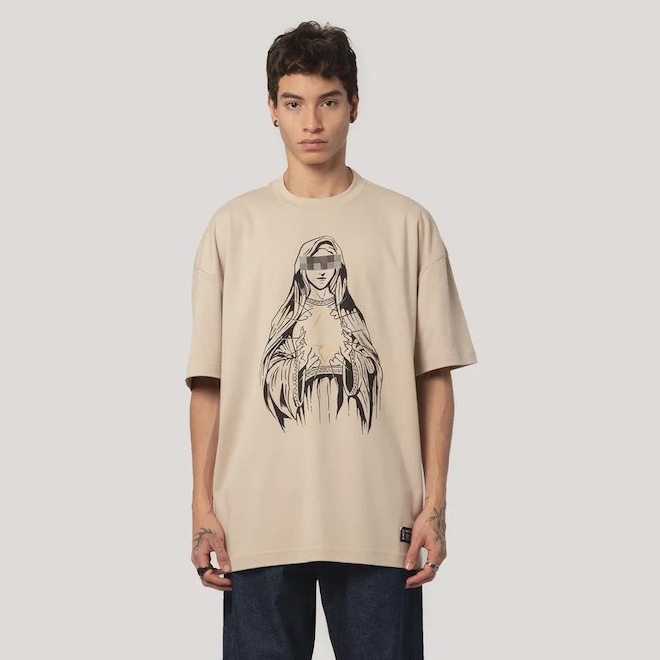 Camiseta BoxFit MCD Santa Masculino - Foto 1