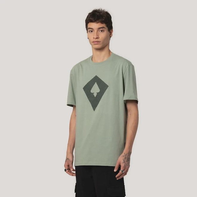 Camiseta Regular MCD Pipa Texturizada Relevo Masculino - Foto 1