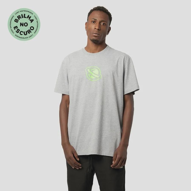 Camiseta Lost Two Colors Masculino - Foto 1