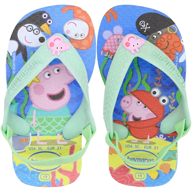 Chinelo De Dedo Infantil Havaianas Divertida - Foto 1