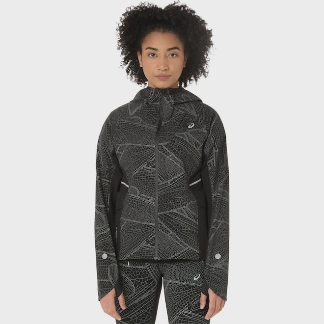 Jaqueta Feminina ASICS com Capuz Limited Series Lite-Show - Foto 1