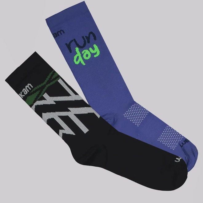 Meias Cano Medio Rikam Masculina 2 Pares Elástico - Foto 1